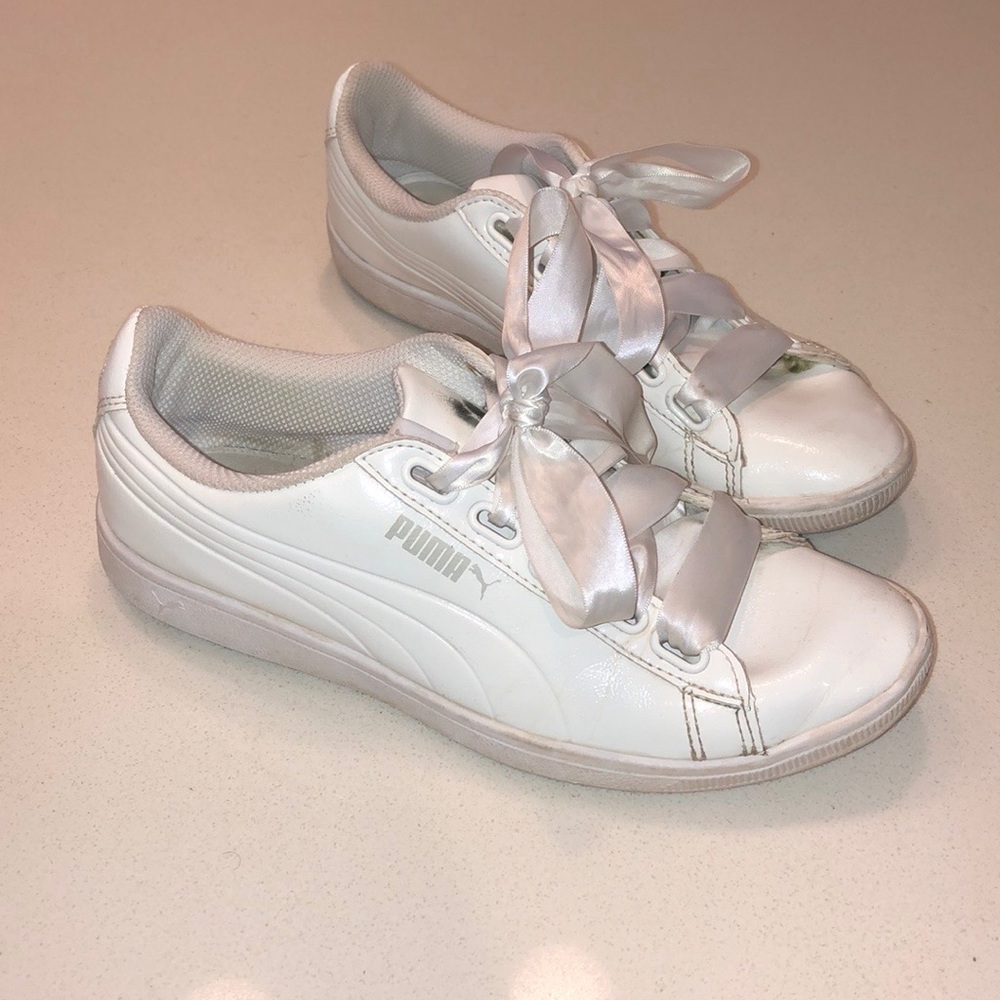 White Puma Sneakers